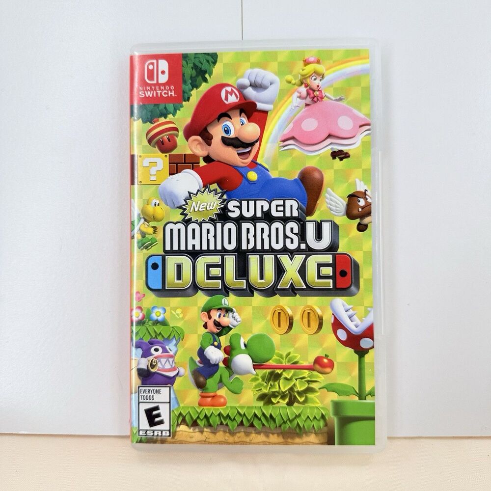 Replacement Case (NO GAME) New Super Mario Bros. U Deluxe Nintendo Switch